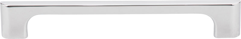 160 mm Center-to-Center Polished Chrome Asymmetrical Leyton Cabinet Pull