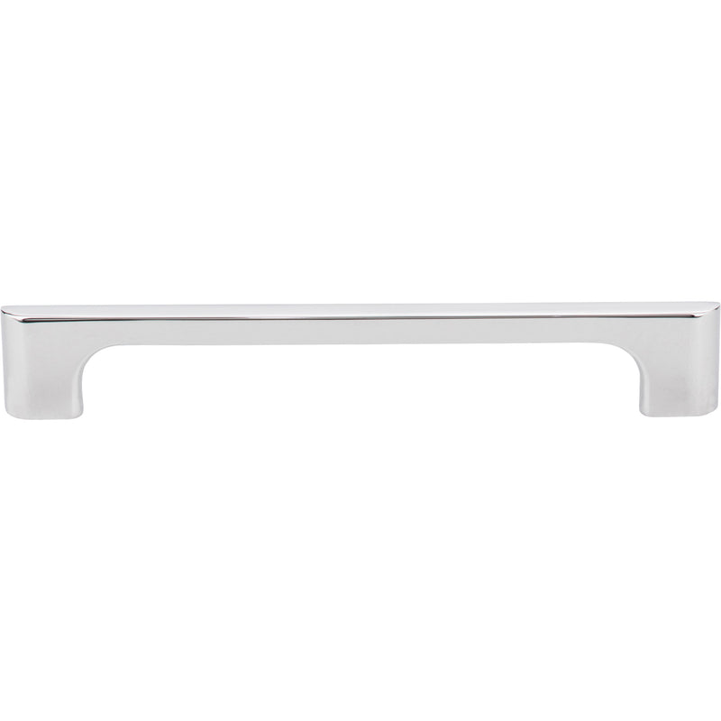 160 mm Center-to-Center Polished Chrome Asymmetrical Leyton Cabinet Pull