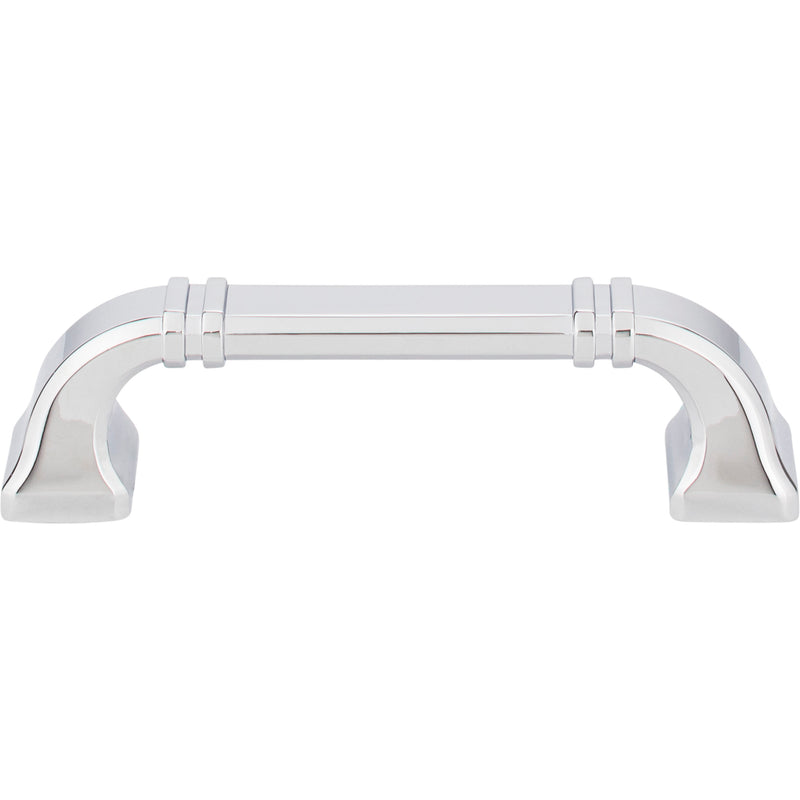 96 mm Center-to-Center Polished Chrome Ella Cabinet Pull