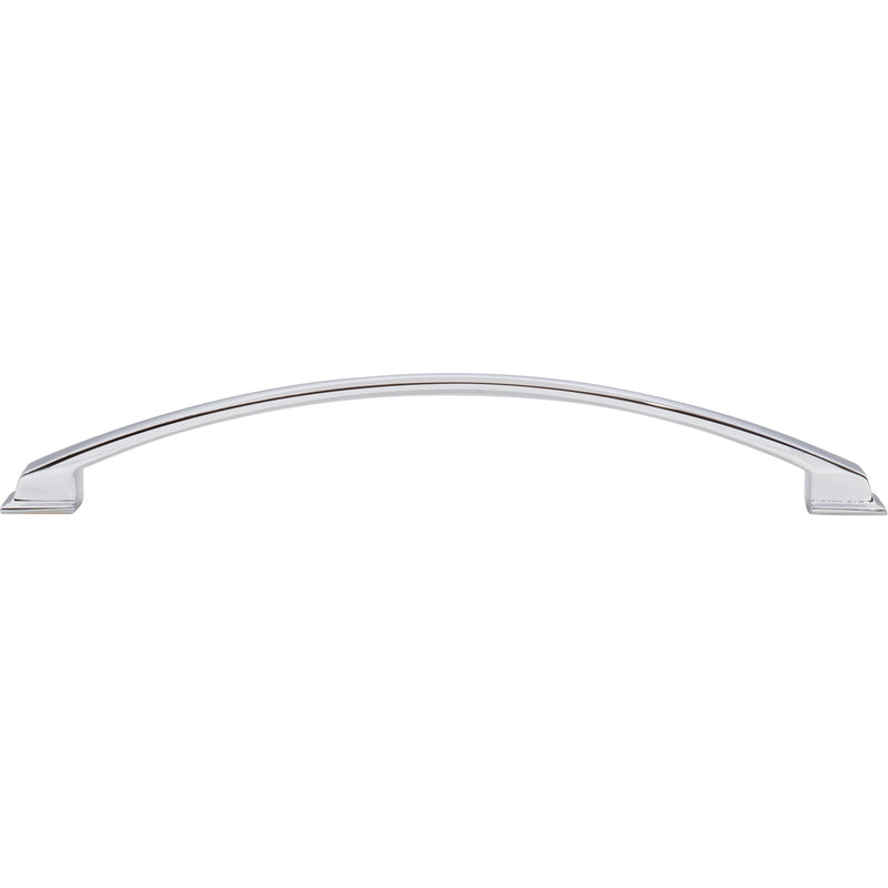 224 mm Center-to-Center Polished Chrome Arched Roman Cabinet Pull