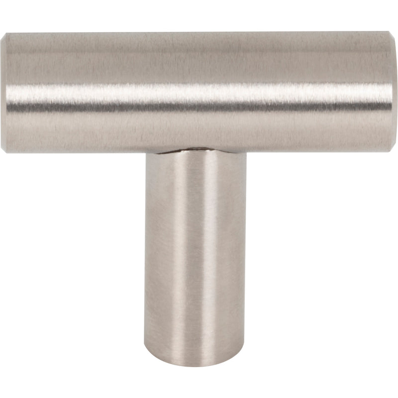 1-9/16" Overall Length Hollow Stainless Steel Naples Cabinet "T" Knob