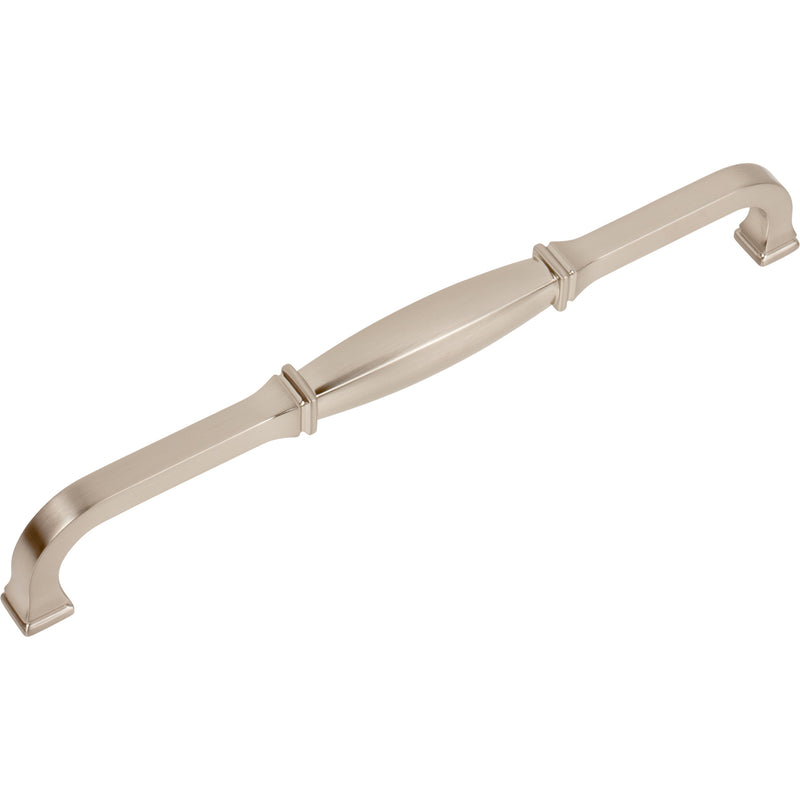 224 mm Center-to-Center Satin Nickel Audrey Cabinet Pull