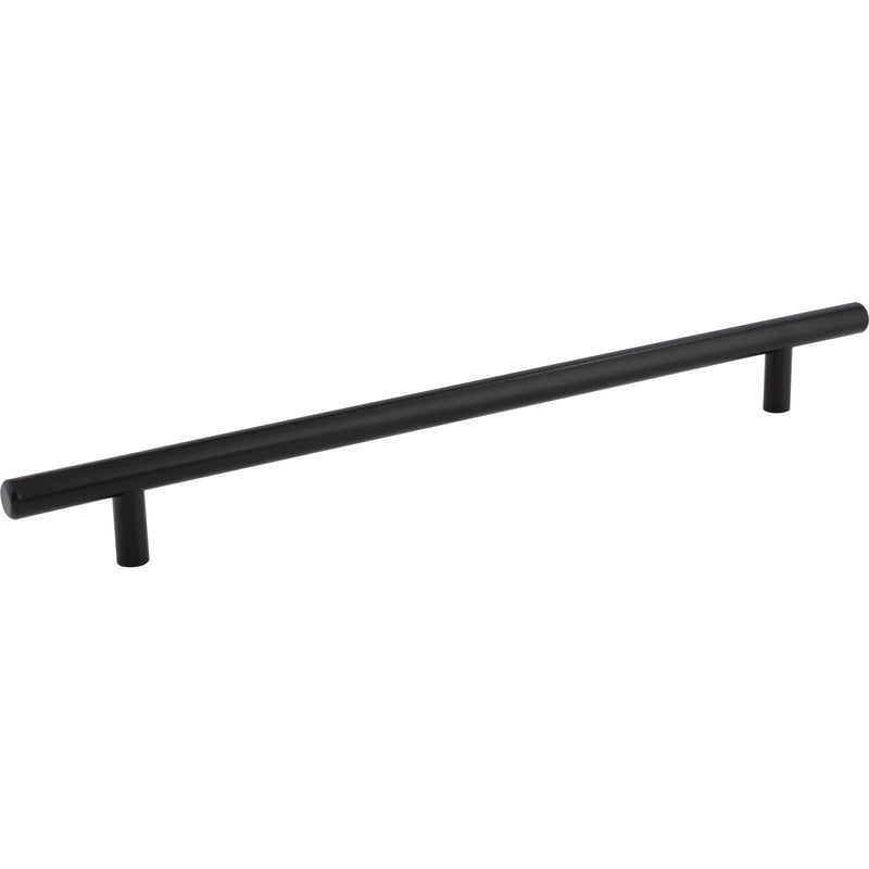 256 mm Center-to-Center Hollow Matte Black Stainless Steel Naples Cabinet Bar Pull