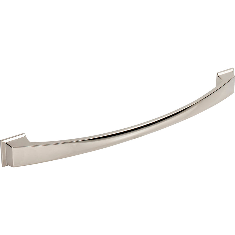 12" Center-to-Center Polished Nickel Arched Roman Appliance Handle