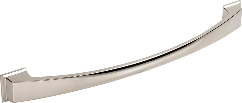 12" Center-to-Center Polished Nickel Arched Roman Appliance Handle