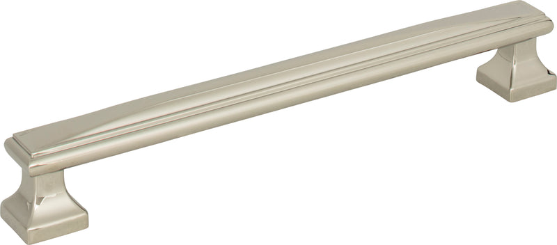 Wadsworth Pull 7 9/16 Inch (c-c) Polished Nickel