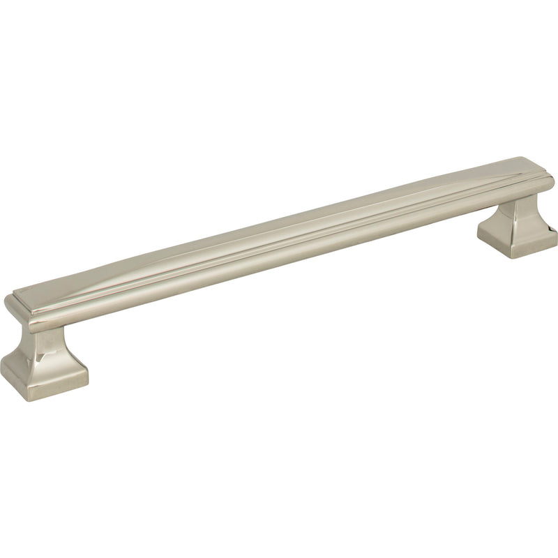 Wadsworth Pull 7 9/16 Inch (c-c) Polished Nickel