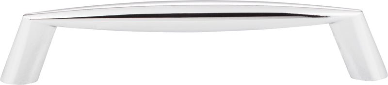 128 mm Center-to-Center Polished Chrome Zachary Cabinet Pull