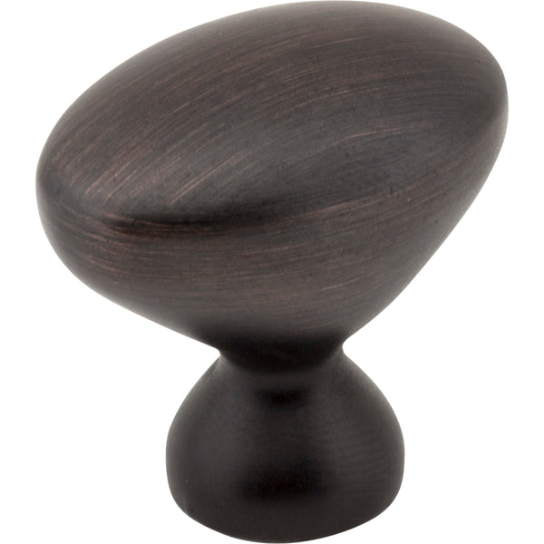 1-1/4" Overall Length Brushed Oil Rubbed Bronze Oval Merryville Cabinet Knob
