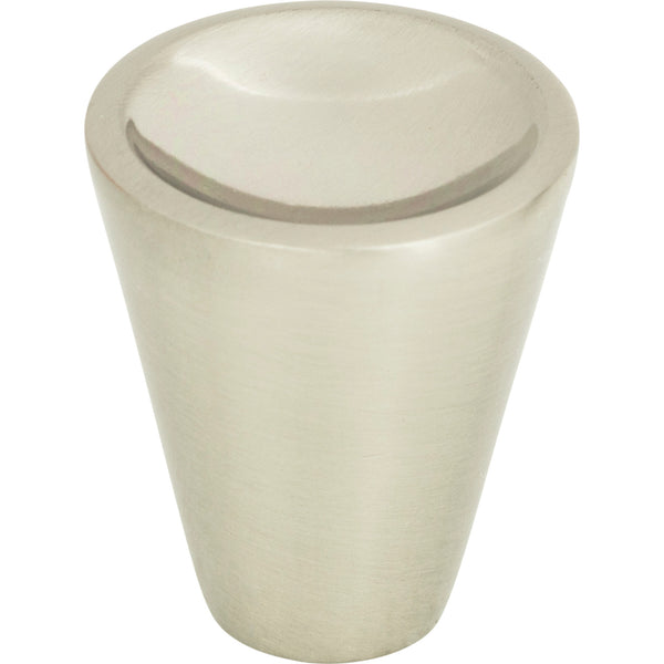 Dap Cone Knob 1 Inch Brushed Nickel