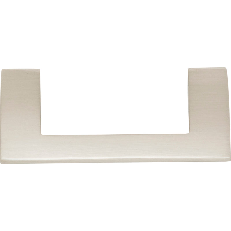 Angled Drop Pull 3 Inch (c-c) Brushed Nickel