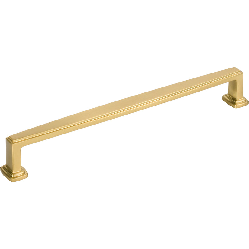 192 mm Center-to-Center Brushed Gold Richard Cabinet Pull