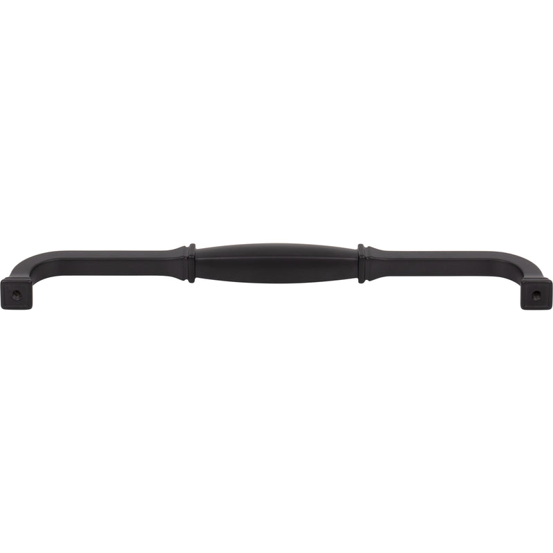 224 mm Center-to-Center Matte Black Audrey Cabinet Pull