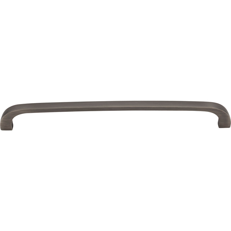 192 mm Center-to-Center Brushed Pewter Square Slade Cabinet Pull