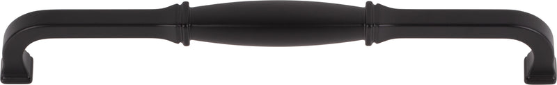 224 mm Center-to-Center Matte Black Audrey Cabinet Pull