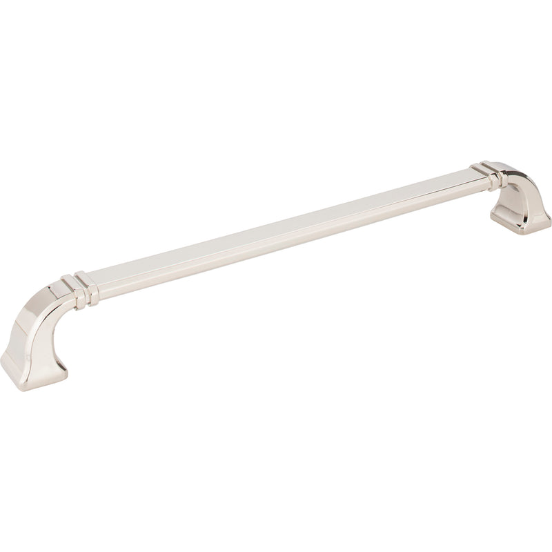 12" Center-to-Center Polished Nickel Ella Appliance Handle