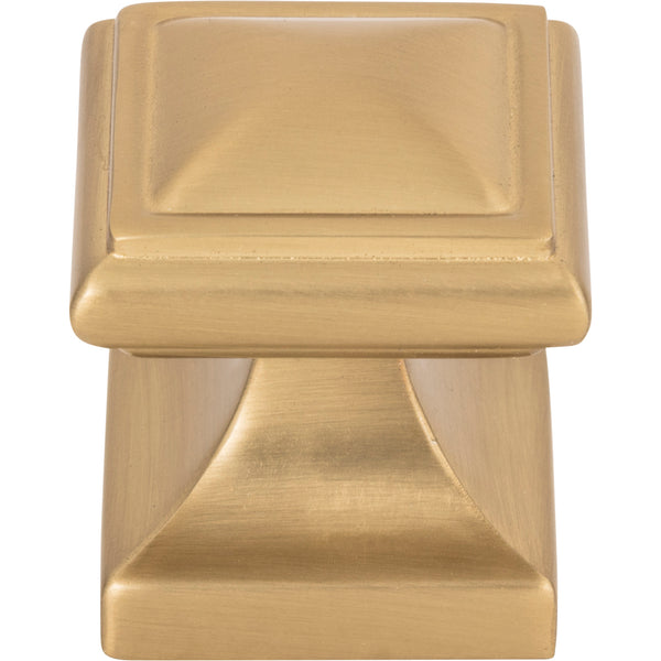 Wadsworth Knob 1 1/4 Inch Warm Brass