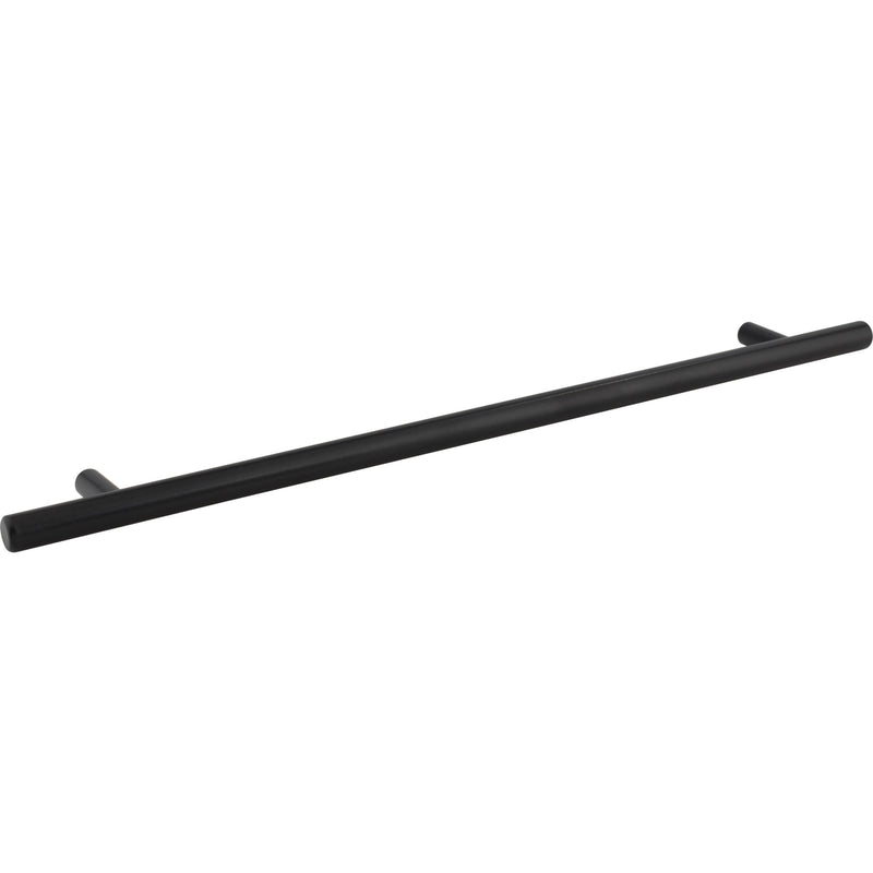 288 mm Center-to-Center Hollow Matte Black Stainless Steel Naples Cabinet Bar Pull