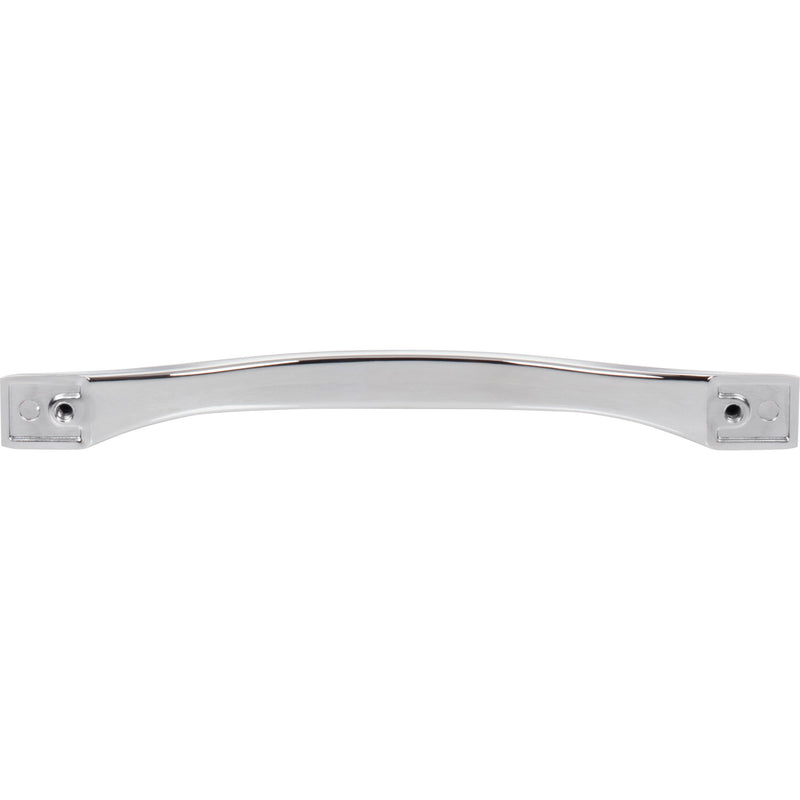 160 mm Center-to-Center Polished Chrome Flared Philip Cabinet Pull