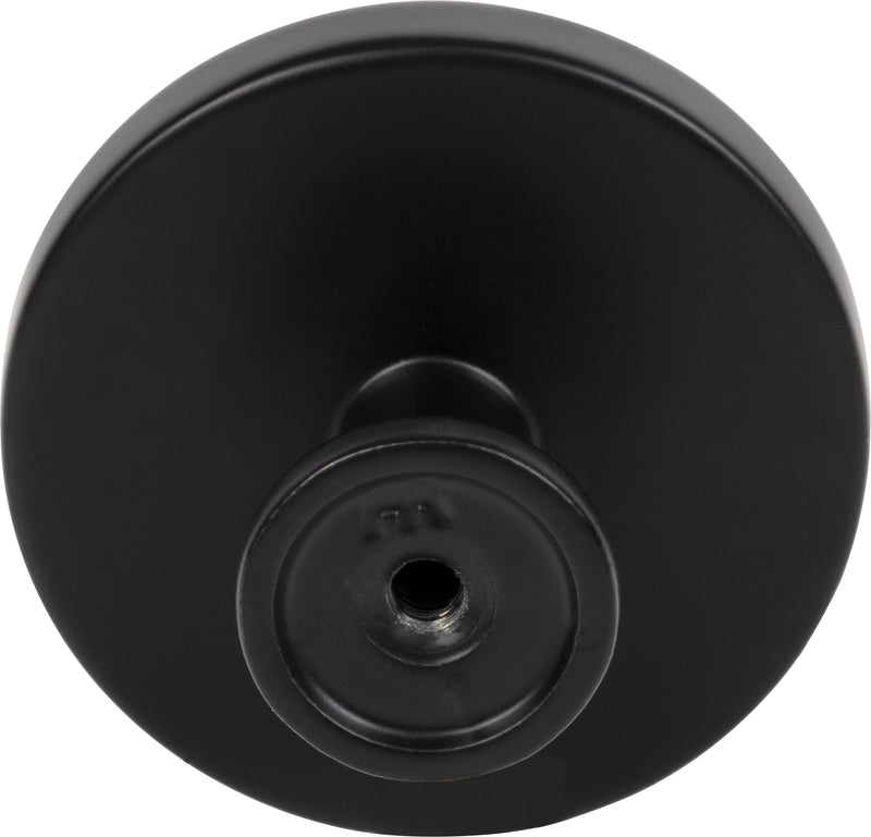 1-3/4" Diameter Matte Black Richard Cabinet Knob