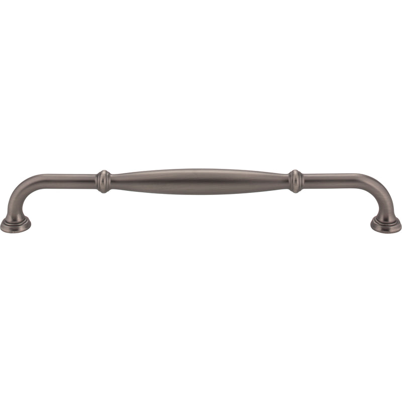 12" Center-to-Center Brushed Pewter Tiffany Appliance Handle