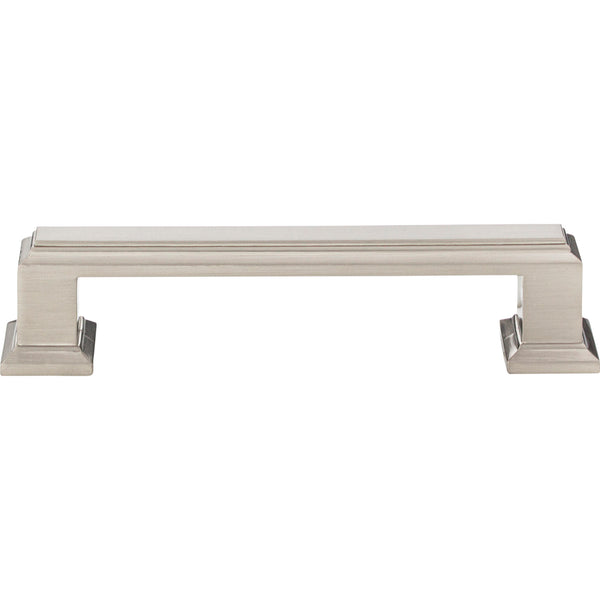 Sutton Place Pull 3 3/4 Inch (c-c) Brushed Nickel