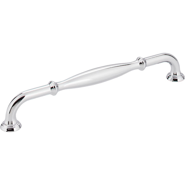 192 mm Center-to-Center Polished Chrome Tiffany Cabinet Pull