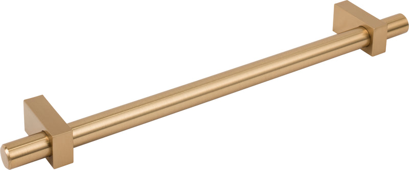 12" Center-to-Center Satin Bronze Larkin Appliance Handle