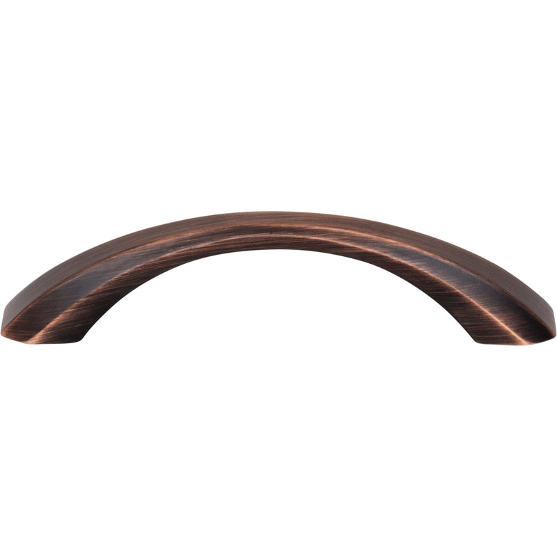 96 mm Center-to-Center Brushed Oil Rubbed Bronze Wheeler Cabinet Pull