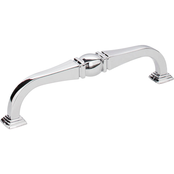 128 mm Center-to-Center Polished Chrome Katharine Cabinet Pull