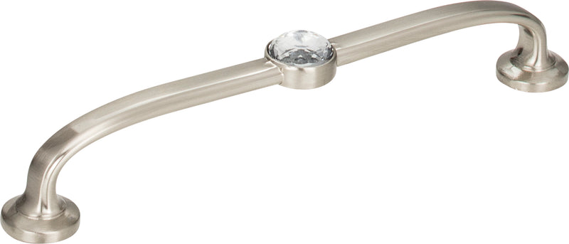 Legacy Crystal Bracelet Pull 5 1/16 Inch (c-c) Brushed Nickel