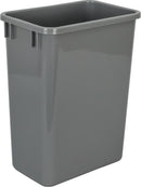 Single Grey 35 Quart Top-Mount Trashcan Pullout for 12" Opening