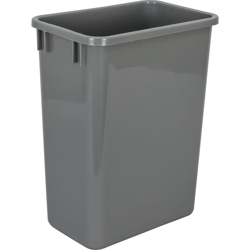 Single Grey 35 Quart Top-Mount Trashcan Pullout for 15" Opening