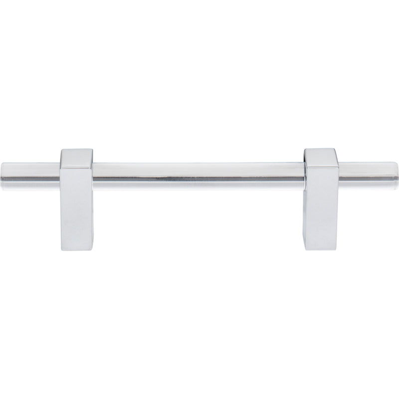 96 mm Center-to-Center Polished Chrome Spencer Cabinet Bar Pull