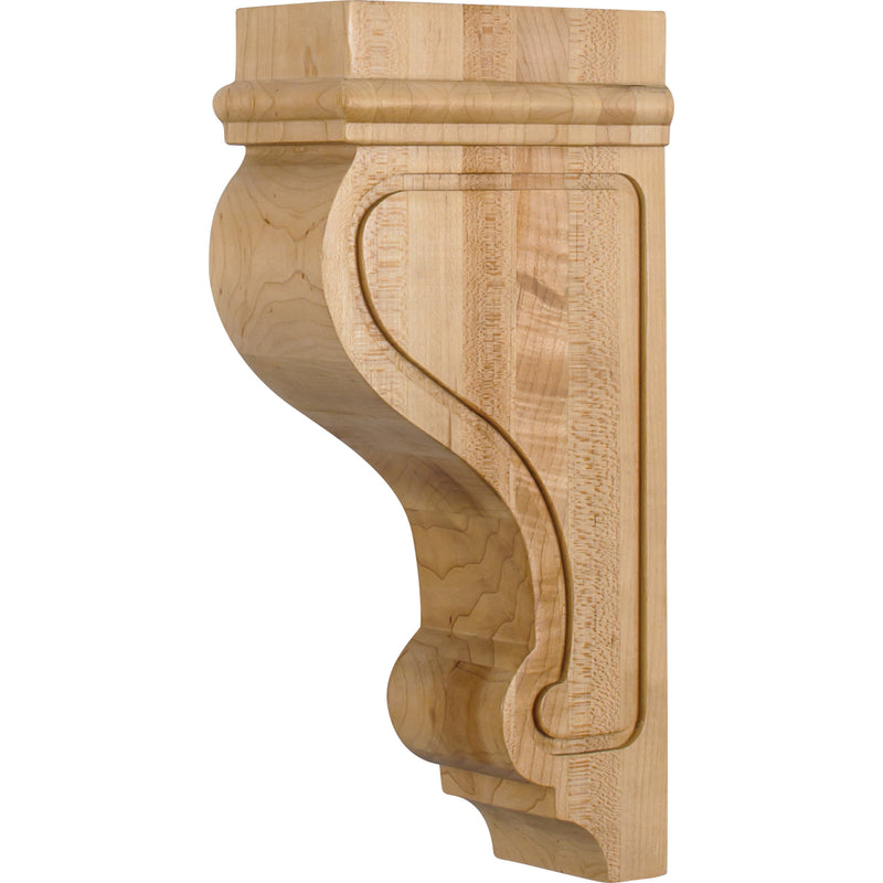 3" W x 5-3/4" D x 12" H Cherry Arts & Crafts Corbel