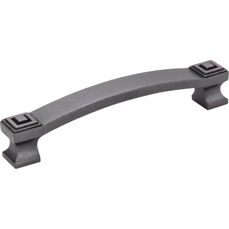 128 mm Center-to-Center Gun Metal Square Delmar Cabinet Pull