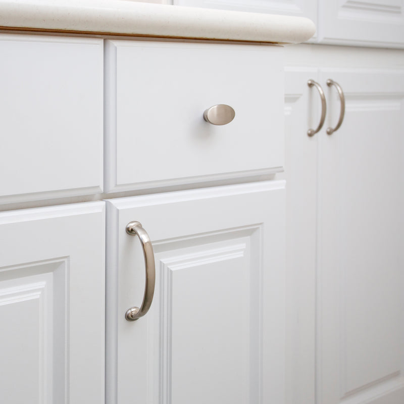 160 mm Center-to-Center Satin Nickel Hudson Cabinet Pull