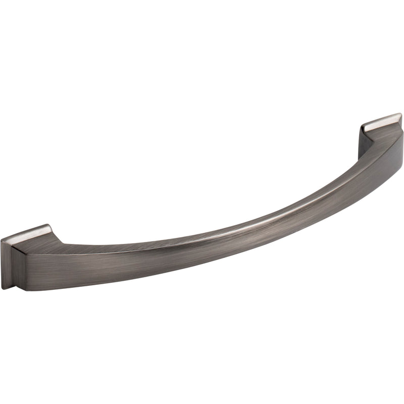 160 mm Center-to-Center Brushed Pewter Arched Roman Cabinet Pull