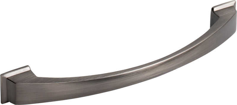 160 mm Center-to-Center Brushed Pewter Arched Roman Cabinet Pull