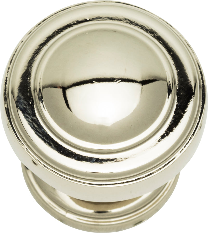 Bronte Knob 1 1/8 Inch Polished Nickel