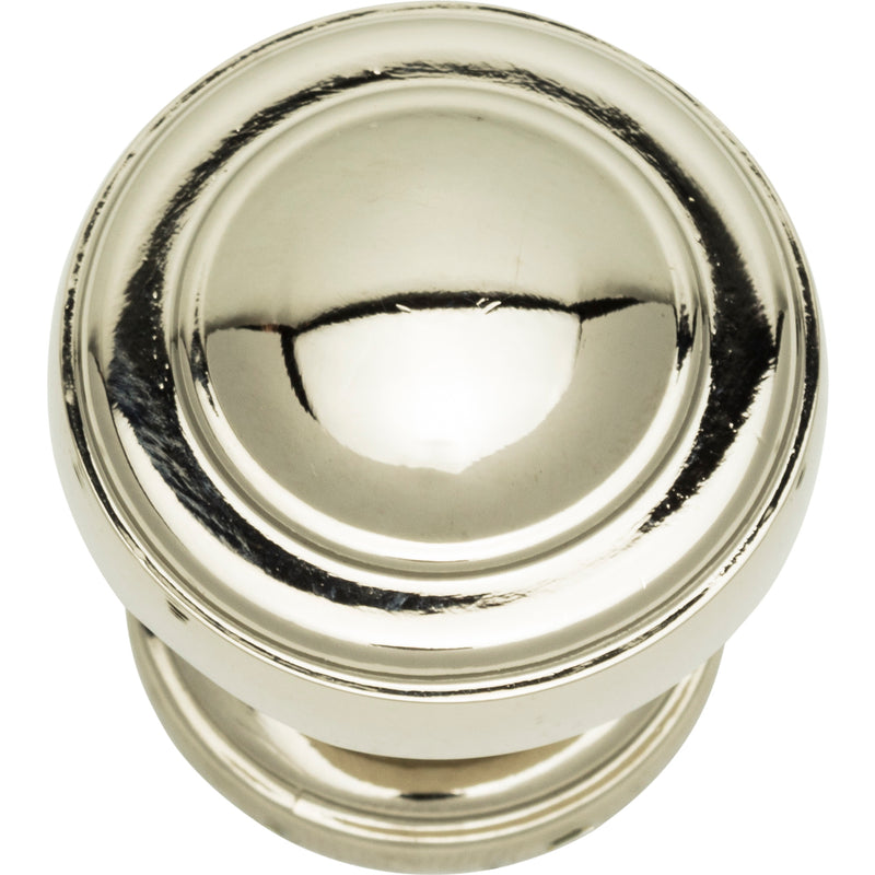 Bronte Knob 1 1/8 Inch Polished Nickel