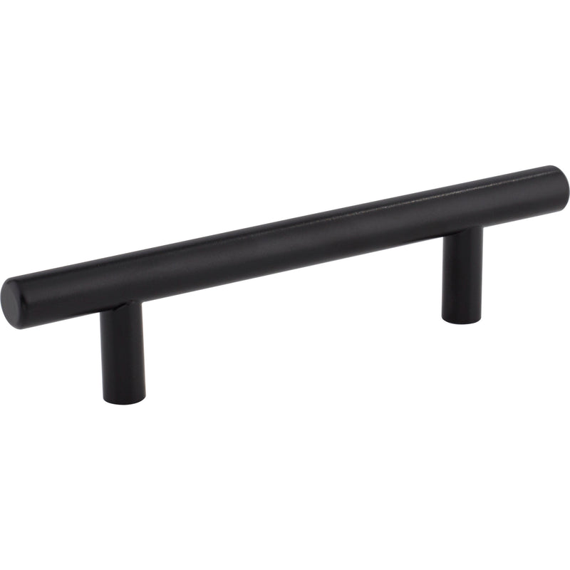 96 mm Center-to-Center Hollow Matte Black Stainless Steel Naples Cabinet Bar Pull