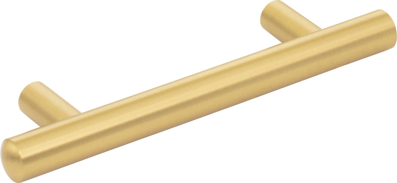 96 mm Center-to-Center Brushed Gold Key West Cabinet Bar Pull