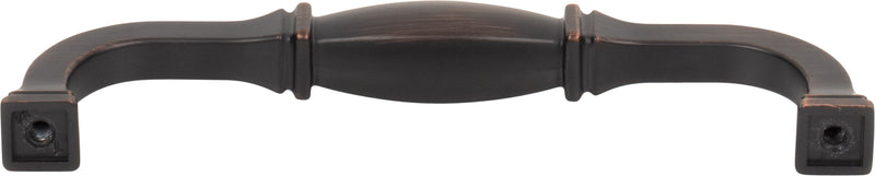 128 mm Center-to-Center Brushed Oil Rubbed Bronze Audrey Cabinet Pull