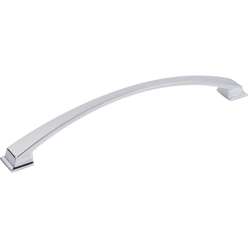 224 mm Center-to-Center Polished Chrome Arched Roman Cabinet Pull