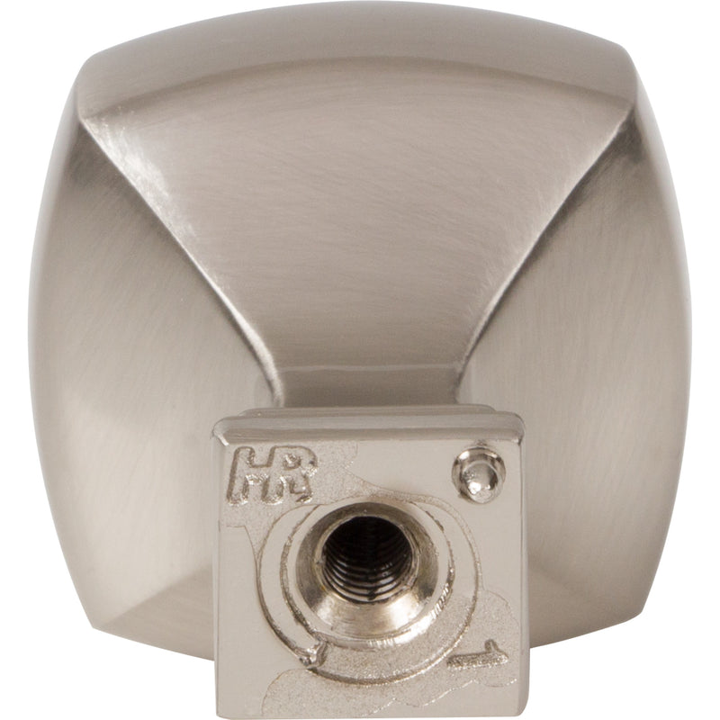 1-1/8" Overall Length Satin Nickel Square Audrey Cabinet Knob