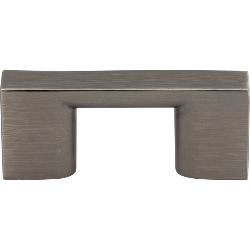 32 mm Center-to-Center Brushed Pewter Square Sutton Cabinet Bar Pull