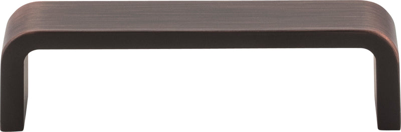 96 mm Center-to-Center Brushed Oil Rubbed Bronze Square Asher Cabinet Pull