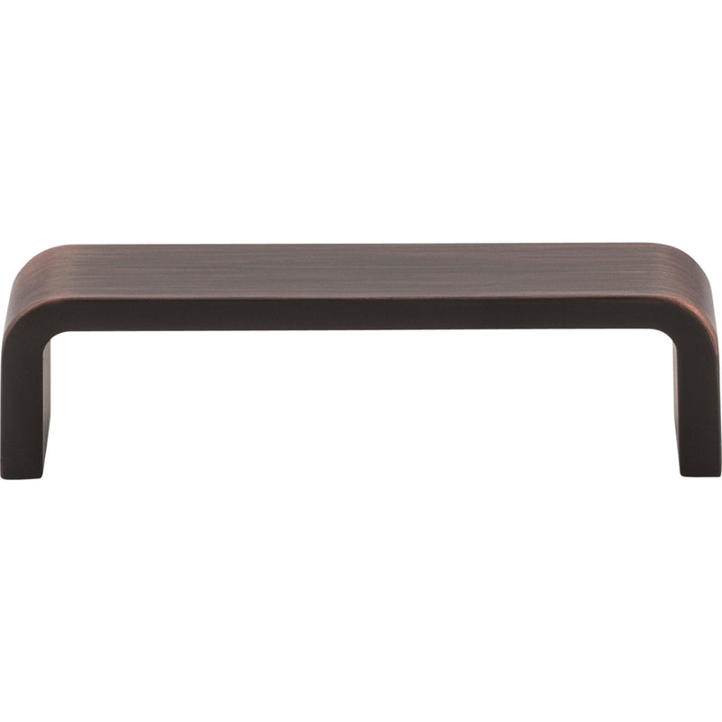 96 mm Center-to-Center Brushed Oil Rubbed Bronze Square Asher Cabinet Pull