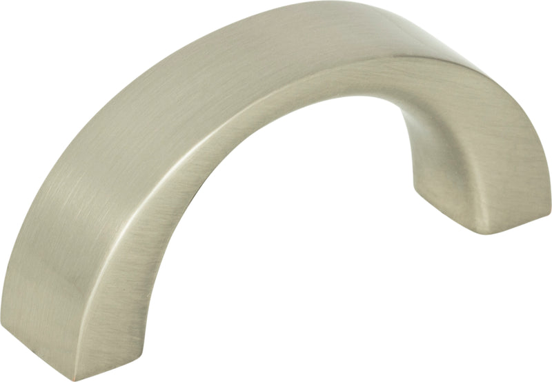 Tableau Curved Pull 1 7/16 Inch (c-c) Brushed Nickel